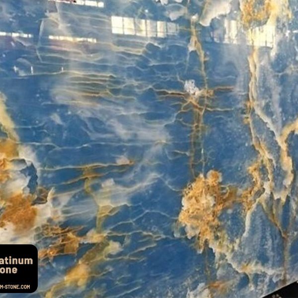 سنگ مرمر آبی (‌Blue onyx)